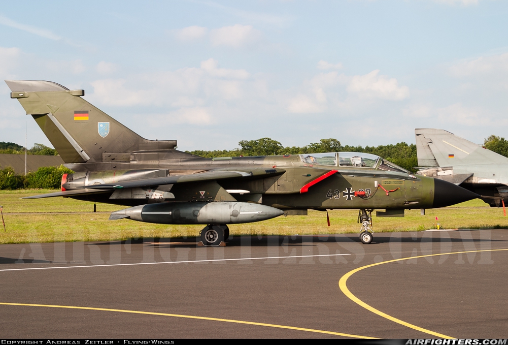 Germany - Air Force Panavia Tornado IDS(T) 43+37 at Enschede - Twenthe (ENS / EHTW), Netherlands
