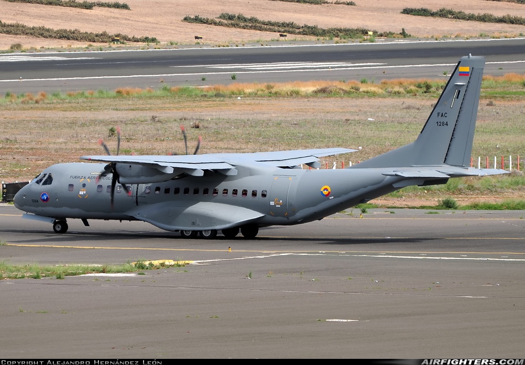 Colombia - Air Force CASA C-295M FAC1284 at Gran Canaria (- Las Palmas / Gando) (LPA / GCLP), Spain