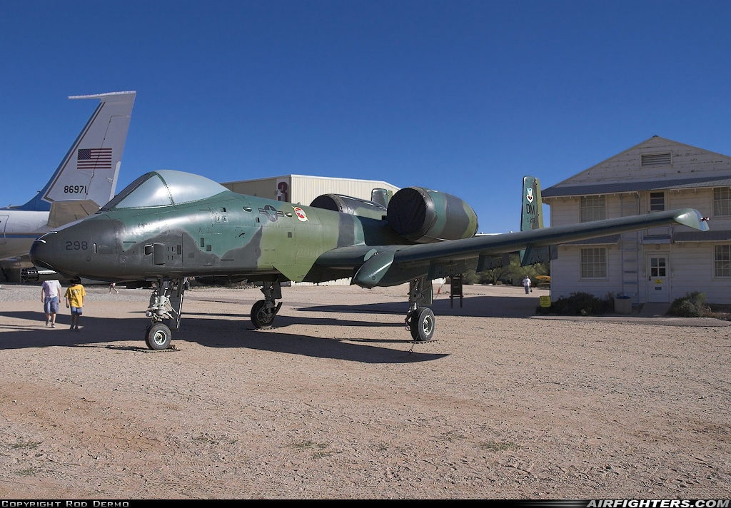 USA - Air Force Fairchild A-10A Thunderbolt II 75-0298 at Tucson - Pima Air and Space Museum, USA