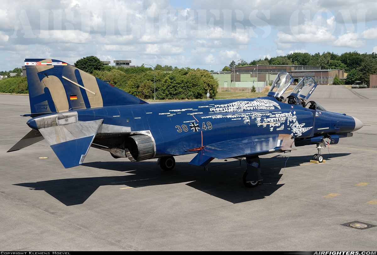 Germany - Air Force McDonnell Douglas F-4F Phantom II 38+49 at Jever (ETNJ), Germany