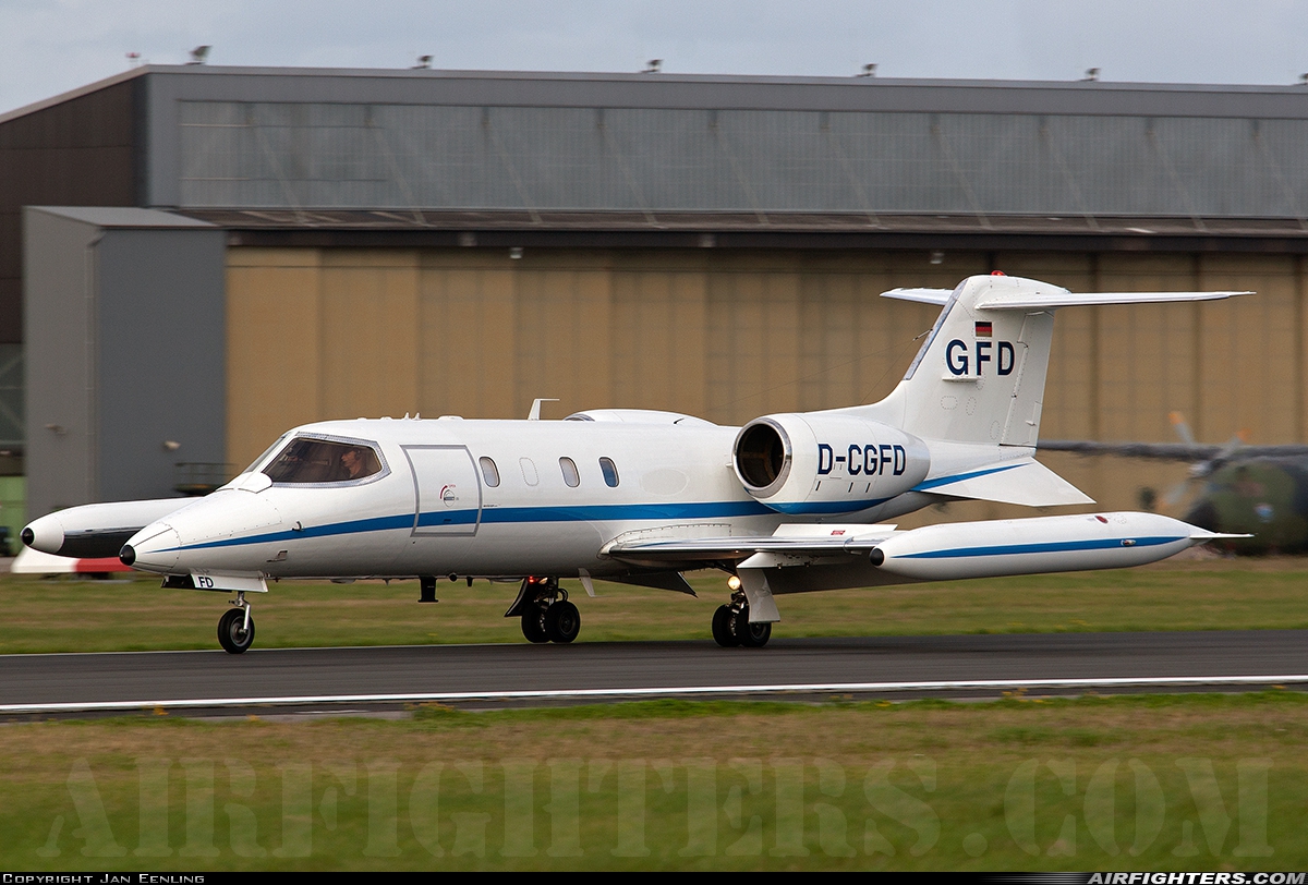 Company Owned - GFD Learjet 35A D-CGFD at Hohn (ETNH), Germany