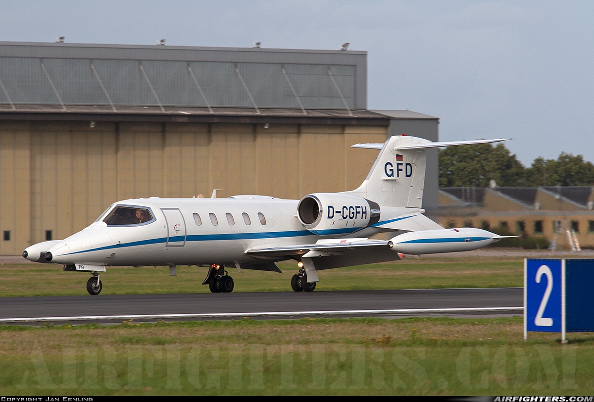 Company Owned - GFD Learjet 35A D-CGFH at Hohn (ETNH), Germany