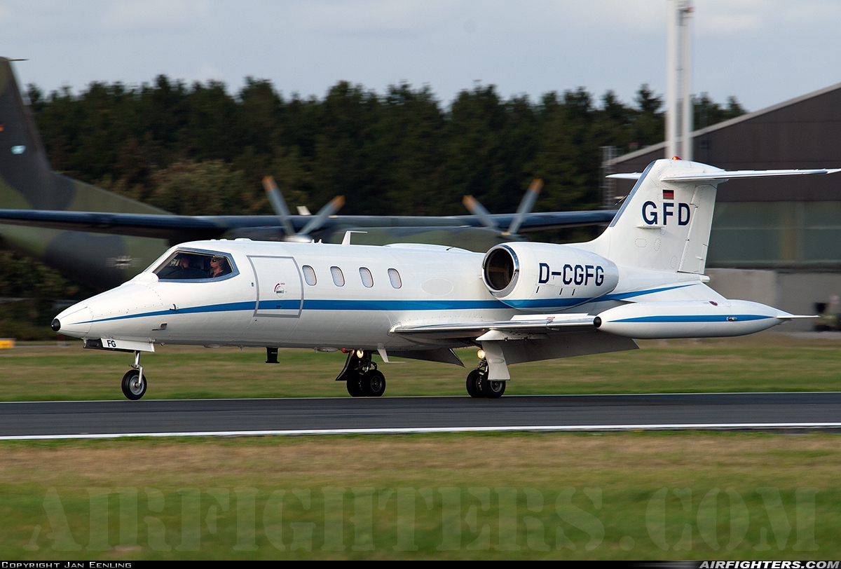 Company Owned - GFD Learjet 35A D-CGFG at Hohn (ETNH), Germany