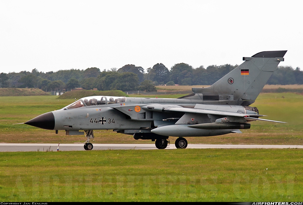 Germany - Air Force Panavia Tornado IDS 44+34 at Schleswig (- Jagel) (WBG / ETNS), Germany
