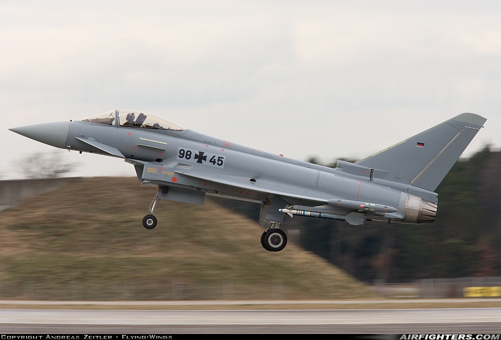 Germany - Air Force Eurofighter EF-2000 Typhoon S 98+45 at Ingolstadt - Manching (ETSI), Germany