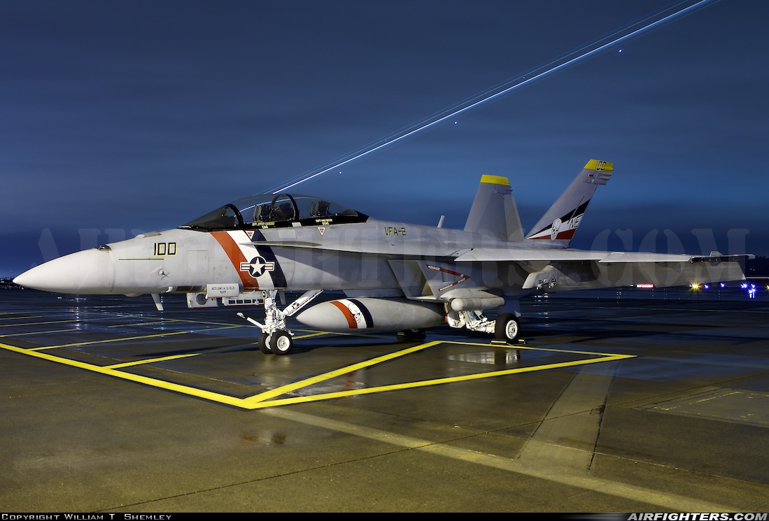 USA - Navy Boeing F/A-18F Super Hornet 166977 at Portland - Int. (PDX / KPDX), USA