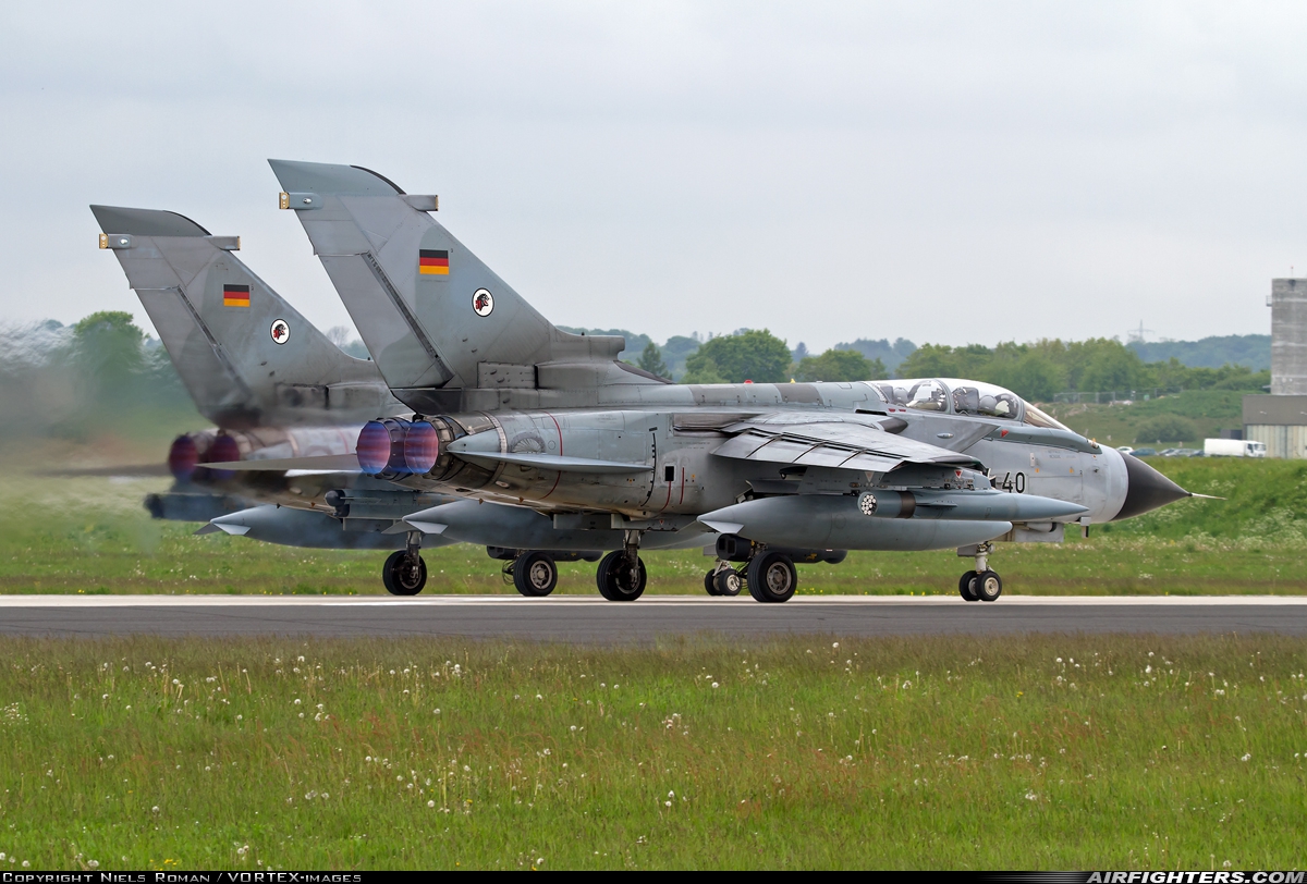 Germany - Air Force Panavia Tornado ECR 46+40 at Schleswig (- Jagel) (WBG / ETNS), Germany