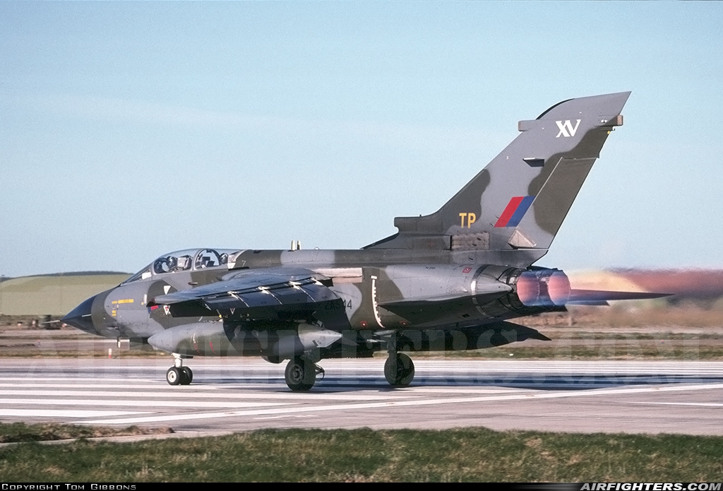 UK - Air Force Panavia Tornado GR1(T) ZA544 at Lossiemouth (LMO / EGQS), UK