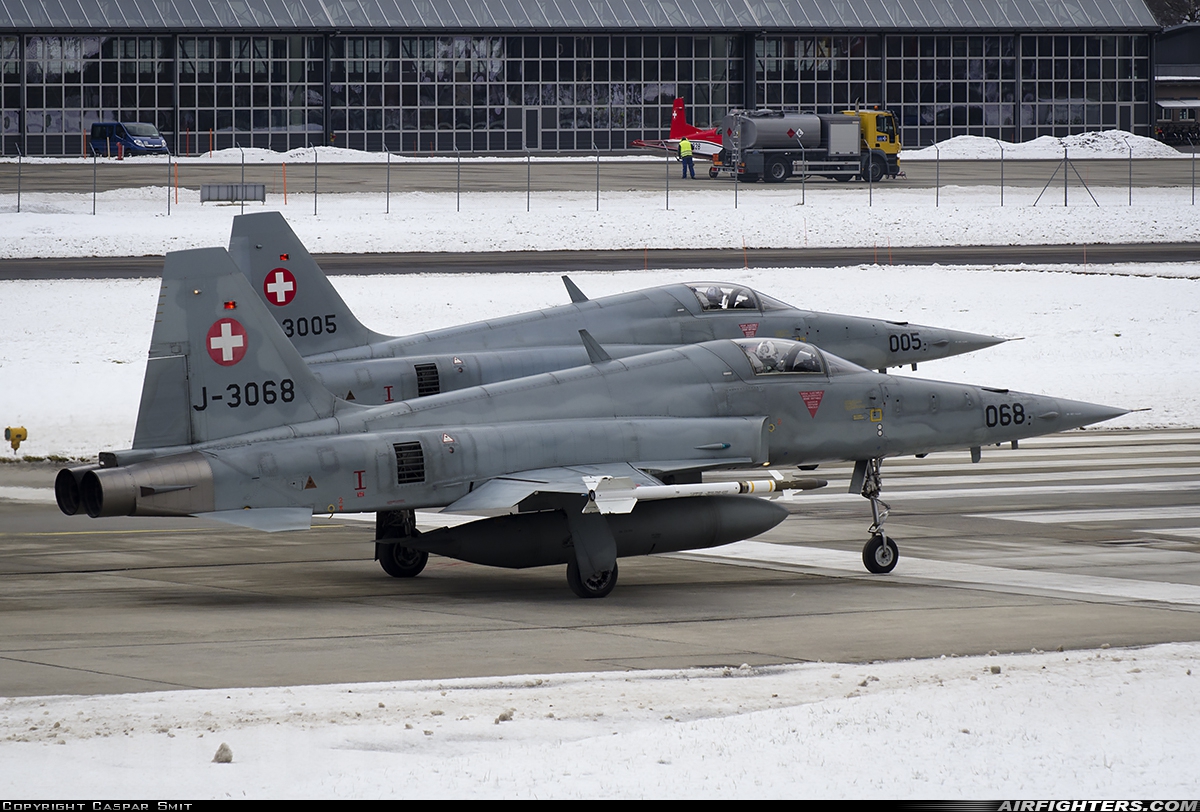 Switzerland - Air Force Northrop F-5E Tiger II J-3068 at Meiringen (LSMM), Switzerland