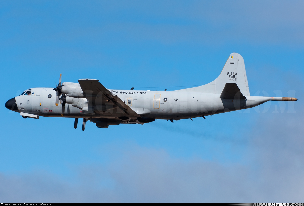 Brazil - Air Force Lockheed P-3AM Orion 7208 at Lossiemouth (LMO / EGQS), UK