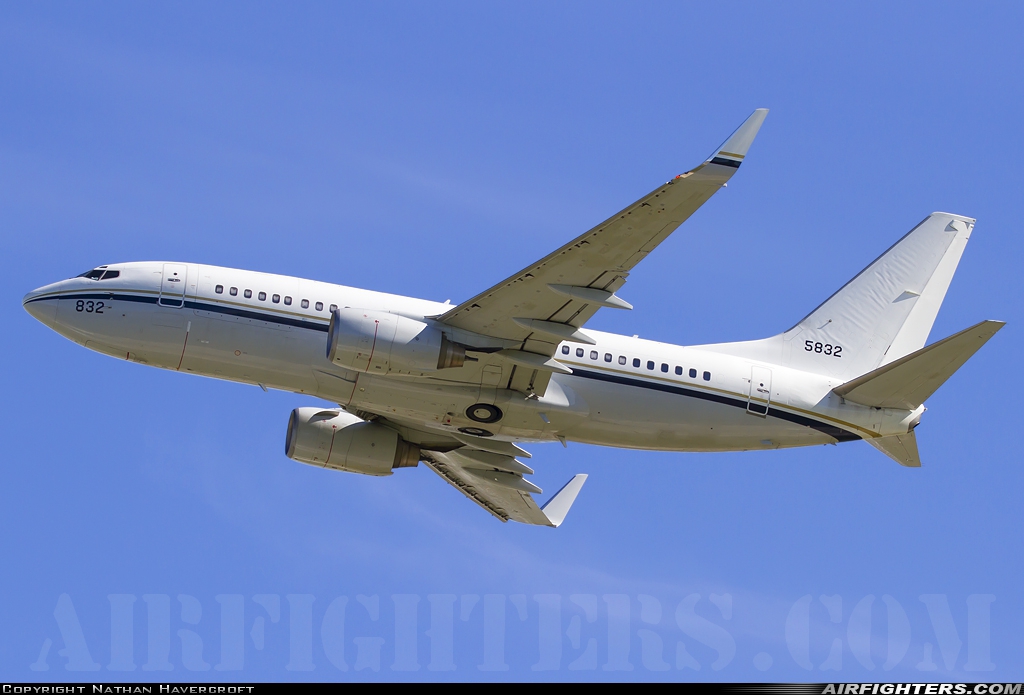 USA - Navy Boeing C-40A Clipper (737-7AFC) 165832 at Riverside - March ARB (AFB / Field) (RIV / KRIV), USA