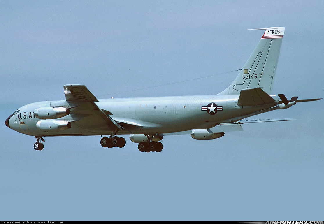 USA - Air Force Boeing KC-135A Stratotanker (717-100) 55-3145 at Mildenhall (MHZ / GXH / EGUN), UK