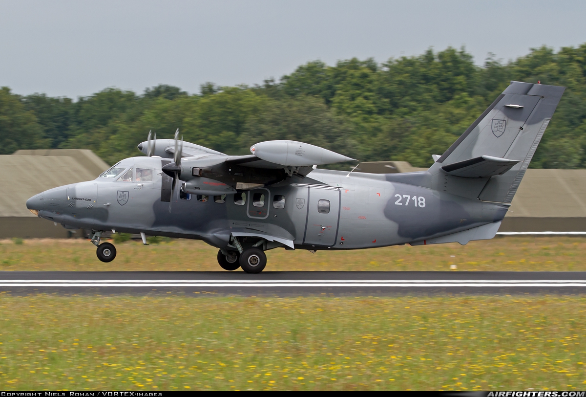 Slovakia - Air Force LET L-410UVP-E20 2718 at Breda - Gilze-Rijen (GLZ / EHGR), Netherlands