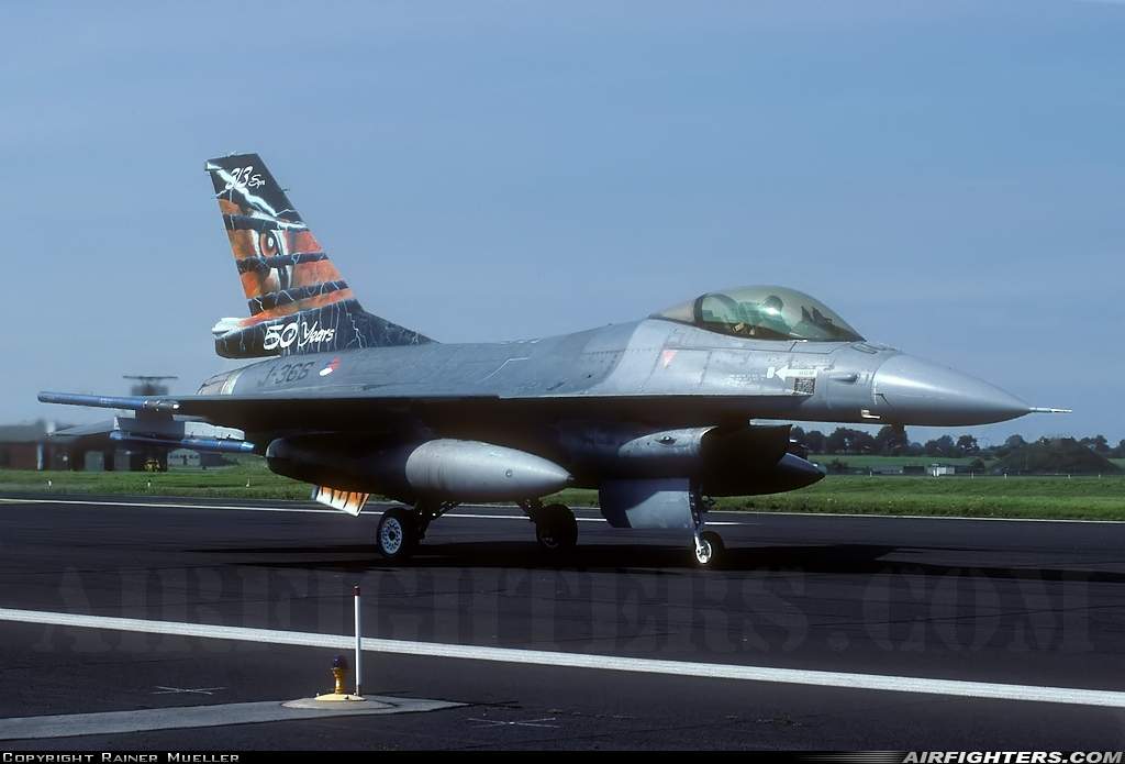 Netherlands - Air Force General Dynamics F-16AM Fighting Falcon J-366 at Schleswig (- Jagel) (WBG / ETNS), Germany