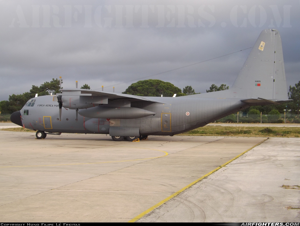 Portugal - Air Force Lockheed C-130H Hercules (L-382) 16805 at Montijo (BA6) (LPMT), Portugal