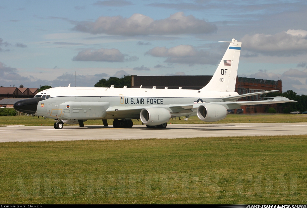 USA - Air Force Boeing RC-135W Rivet Joint (717-158) 62-4131 at Mildenhall (MHZ / GXH / EGUN), UK