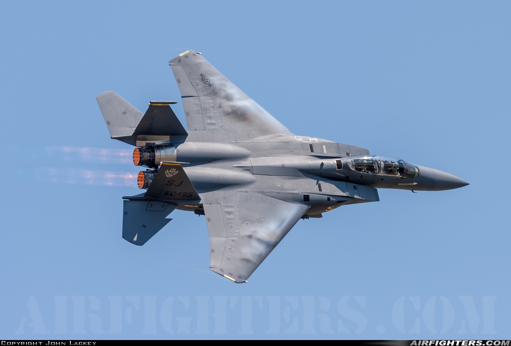 USA - Air Force McDonnell Douglas F-15E Strike Eagle 89-0495 at Camp Springs - Andrews AFB (Washington NAF) (ADW / NSF / KADW), USA