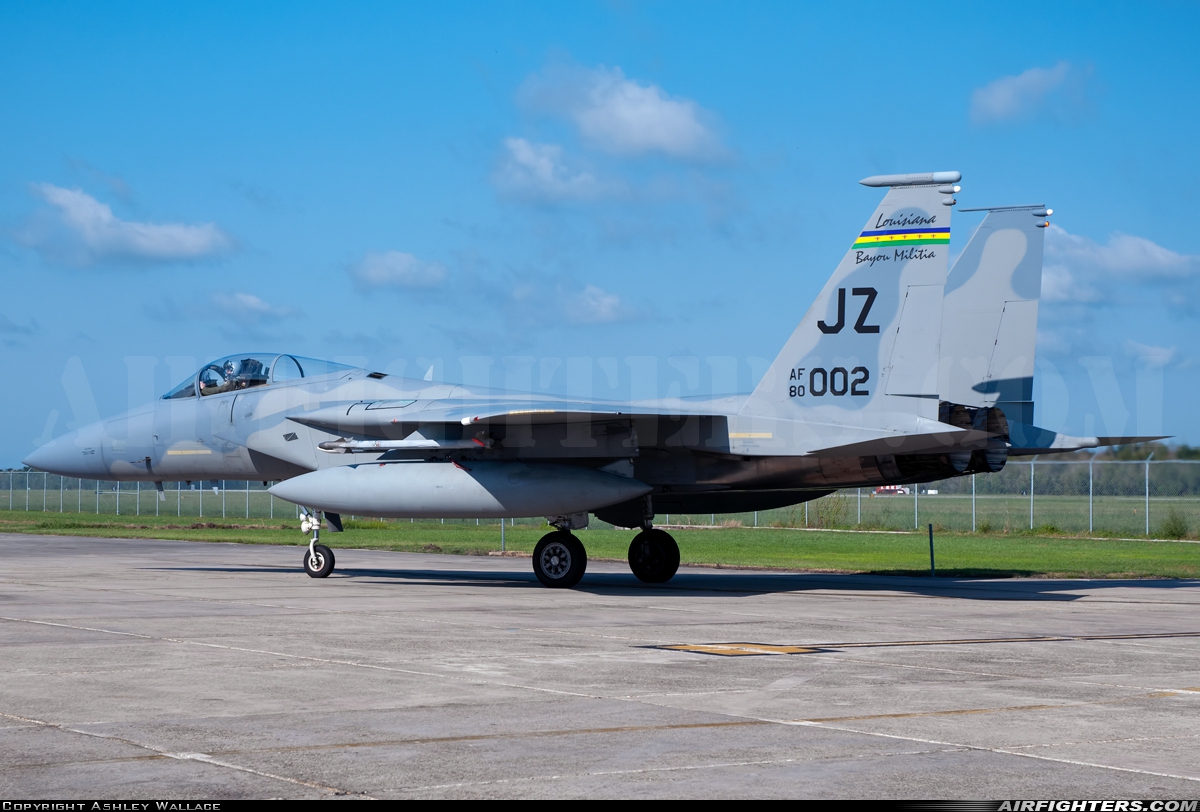 USA - Air Force McDonnell Douglas F-15C Eagle 80-0002 at JRB New Orleans (NBG / KNBG), USA