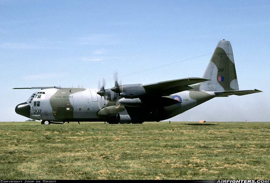UK - Air Force Lockheed Hercules C1 (C-130K / L-382) XV297 at Lyneham (LYE / EGDL), UK
