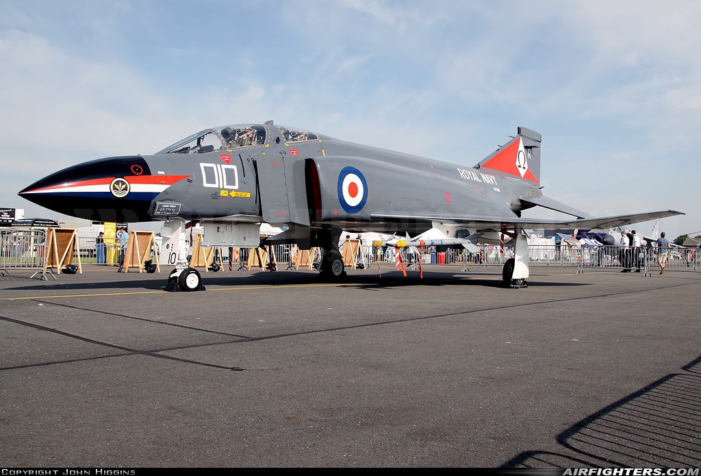 UK - Navy McDonnell Douglas Phantom FG1 (F-4K) XV586 at Yeovilton (YEO / EGDY), UK