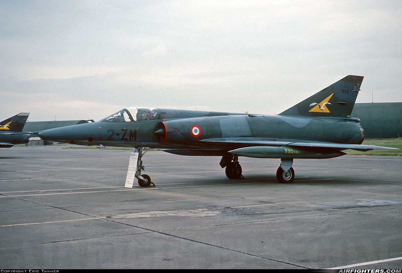 France - Air Force Dassault Mirage IIIR 316 at Dijon - Longvic (DIJ / LFSD), France