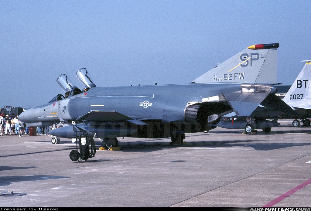 USA - Air Force McDonnell Douglas F-4G Phantom II 69-7212 at Mildenhall (MHZ / GXH / EGUN), UK