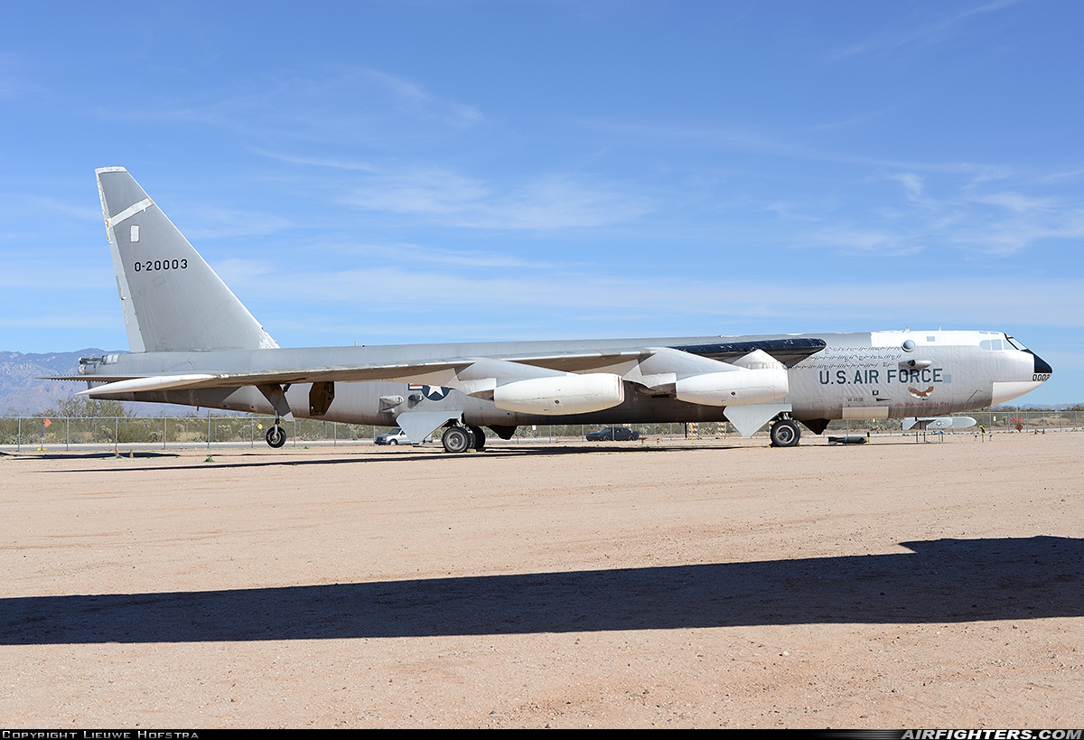 USA - Air Force Boeing NB-52A Stratofortress 52-0003 at Tucson - Pima Air and Space Museum, USA