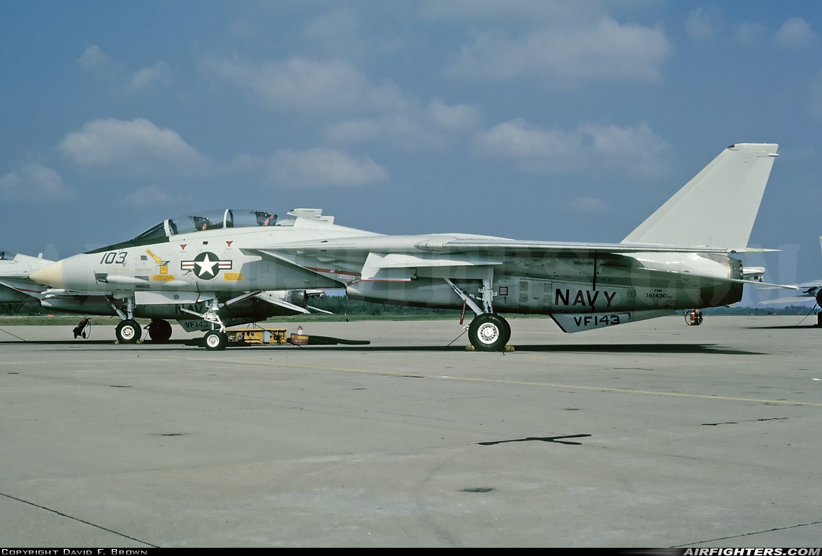 USA - Navy Grumman F-14A+ Tomcat 161430 at Virginia Beach - Oceana NAS / Apollo Soucek Field (NTU / KNTU), USA
