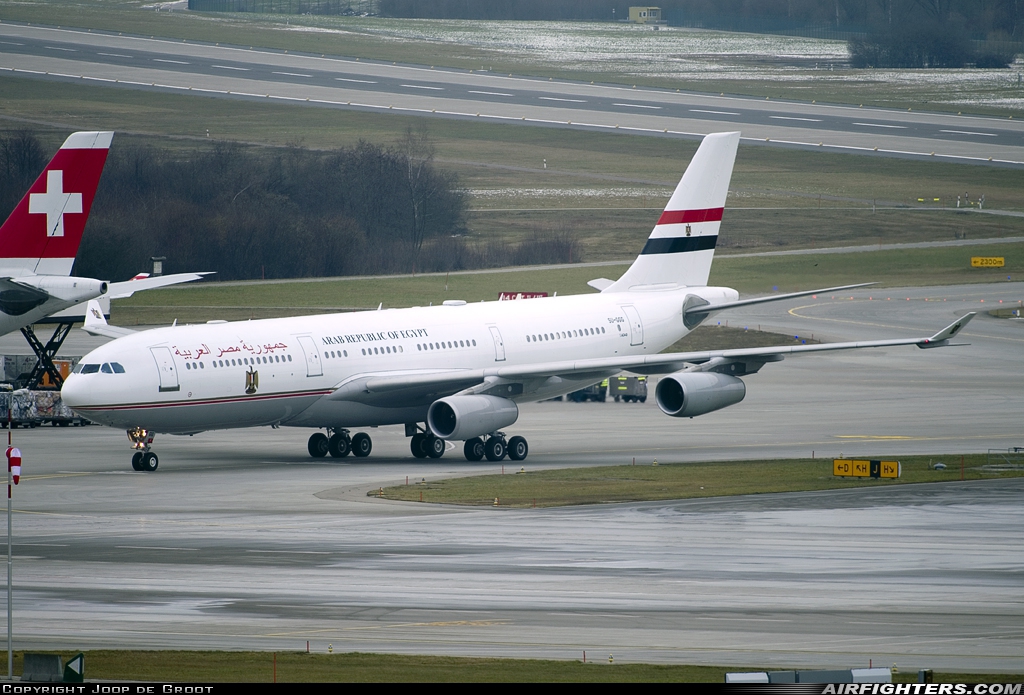 Egypt - Government Airbus A340-212 SU-GGG at Zurich (- Kloten) (ZRH / LSZH), Switzerland
