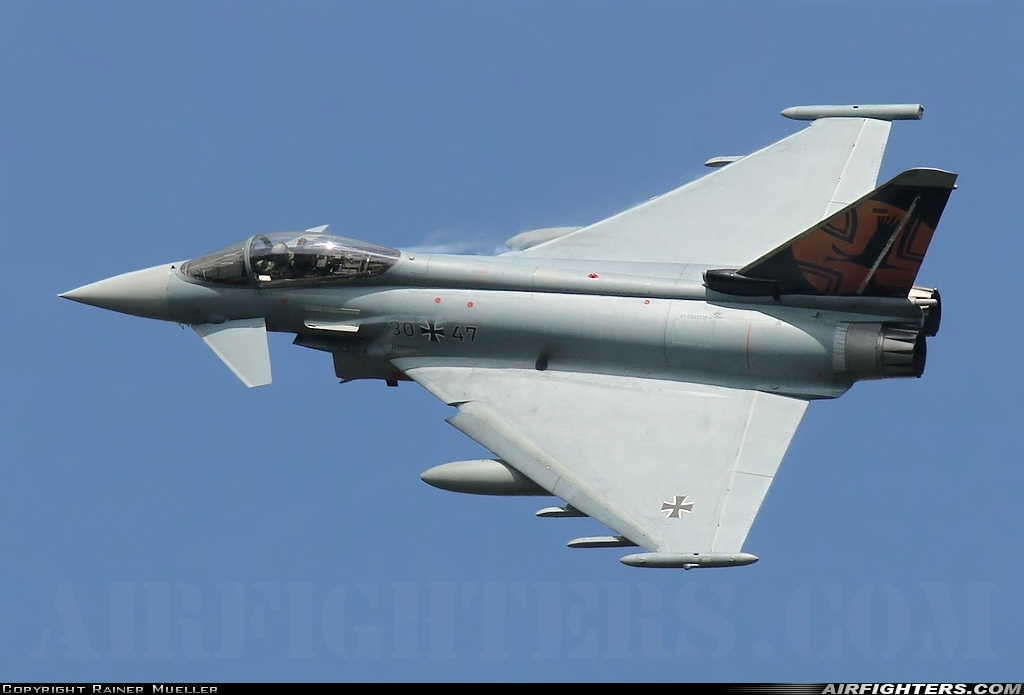 Germany - Air Force Eurofighter EF-2000 Typhoon S 30+47 at Rostock - Laage (RLG / ETNL), Germany