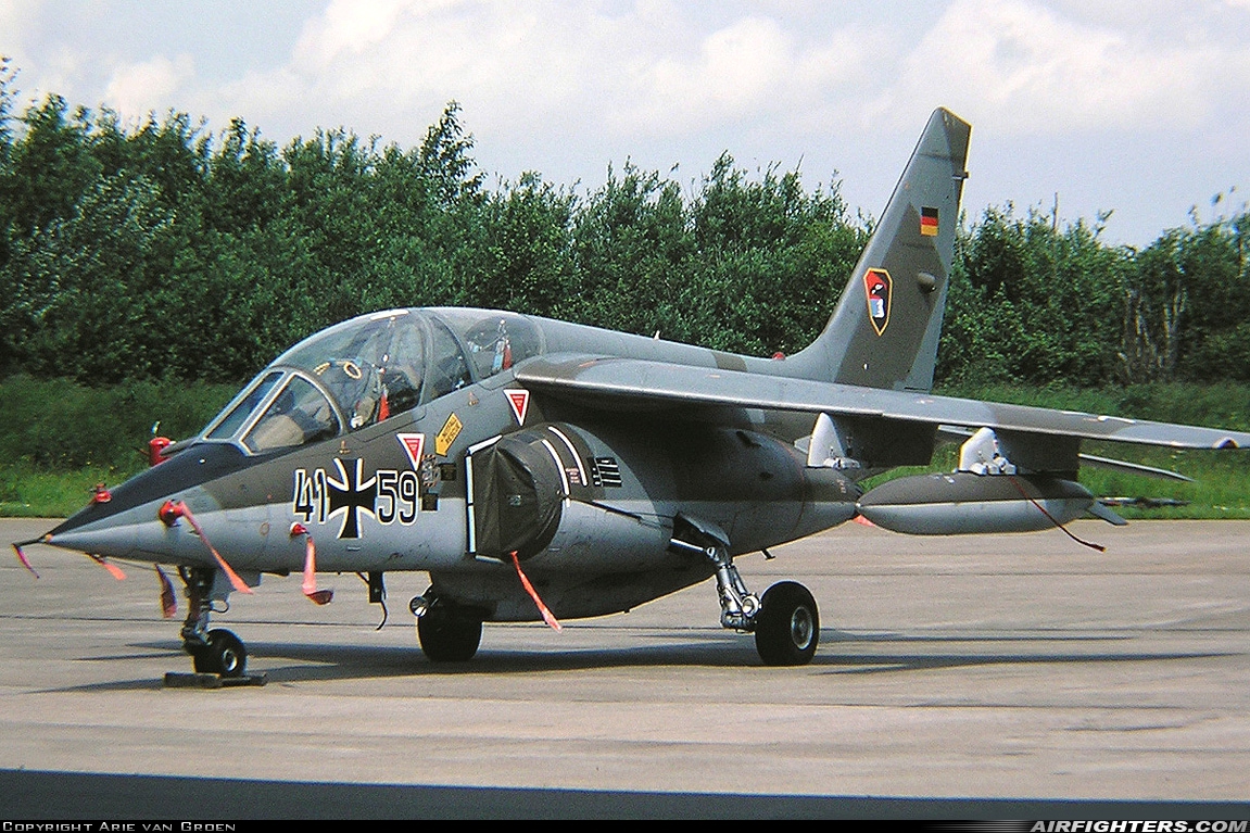Germany - Air Force Dassault/Dornier Alpha Jet A 41+59 at Leeuwarden (LWR / EHLW), Netherlands