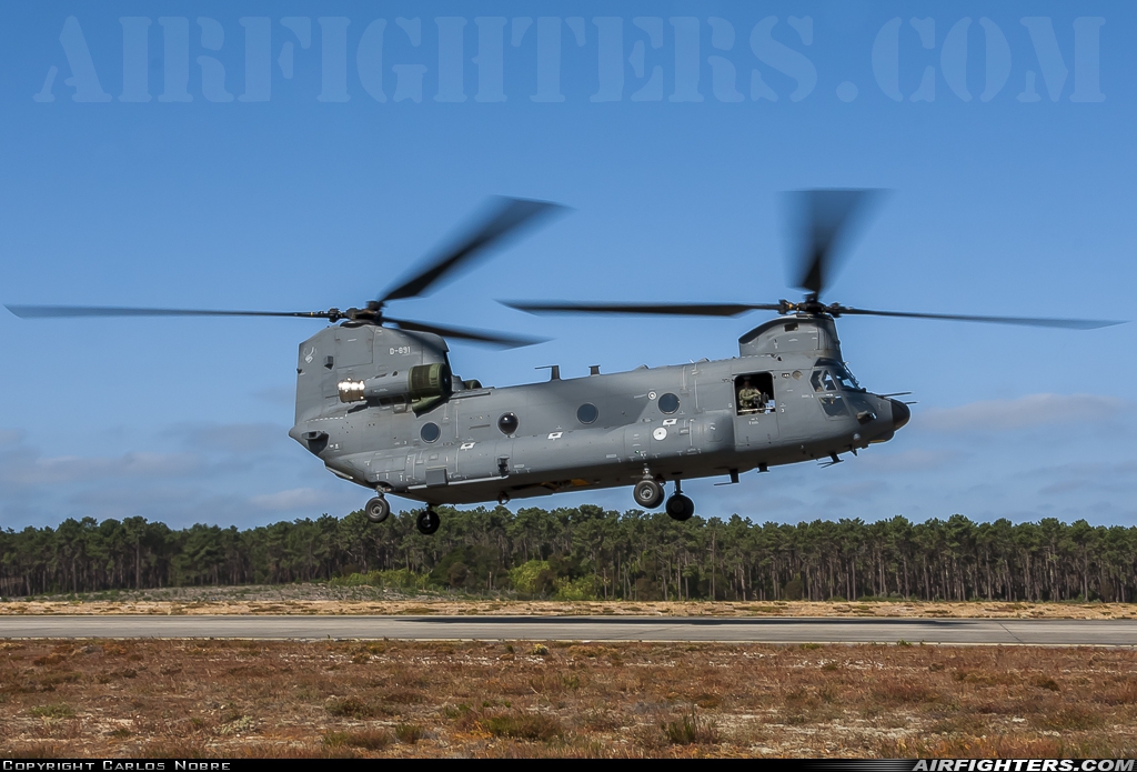 Netherlands - Air Force Boeing Vertol CH-47F Chinook D-891 at Ovar (AM1) (LPOV), Portugal