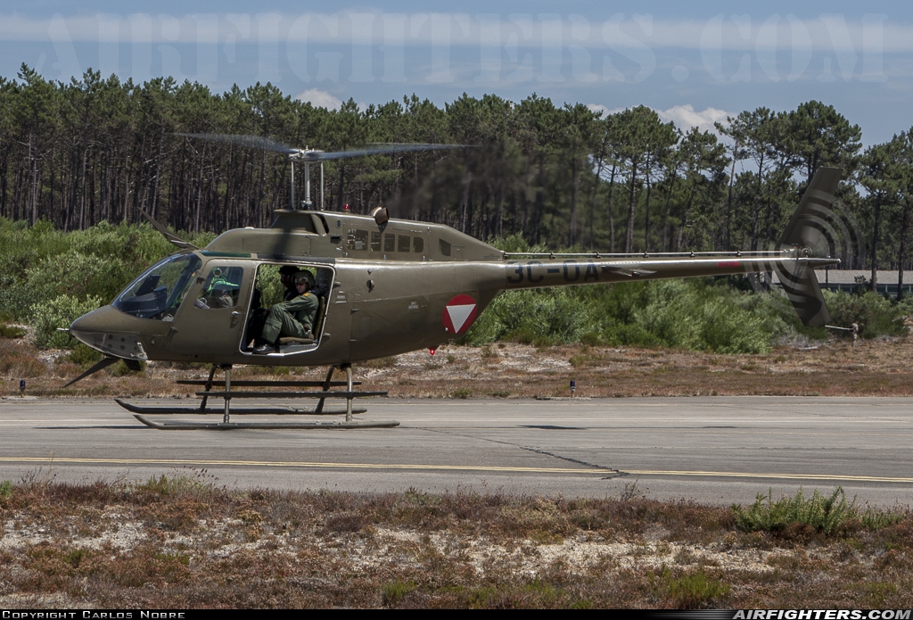Austria - Air Force Bell OH-58B Kiowa 3C-OA at Ovar (AM1) (LPOV), Portugal