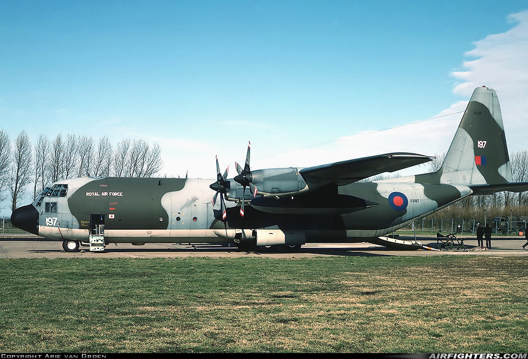 UK - Air Force Lockheed Hercules C3 (C-130K-30 / L-382) XV197 at Leeuwarden (LWR / EHLW), Netherlands