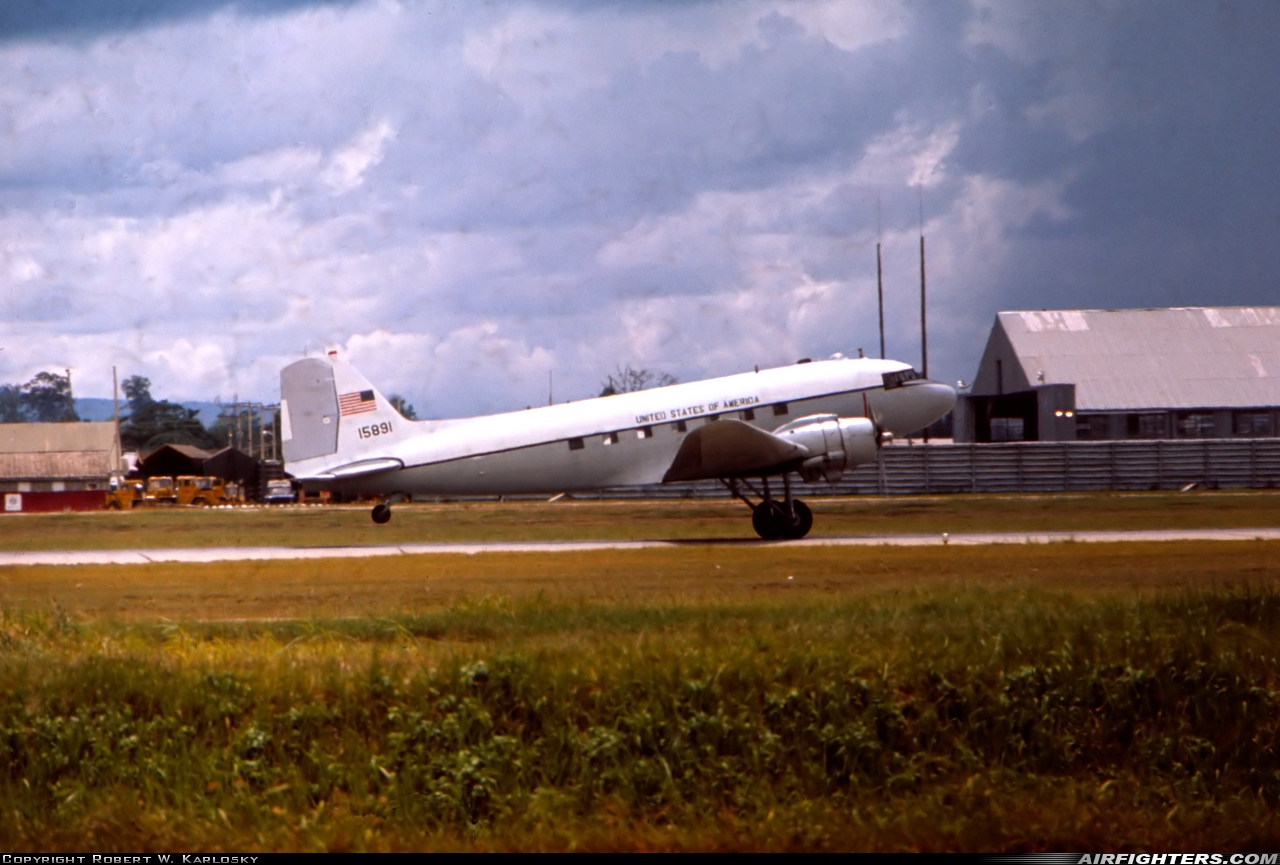 USA - Department of State Douglas C-47A Skytrain 43-15891 at Udon Thani (UTH / VTUD), Thailand