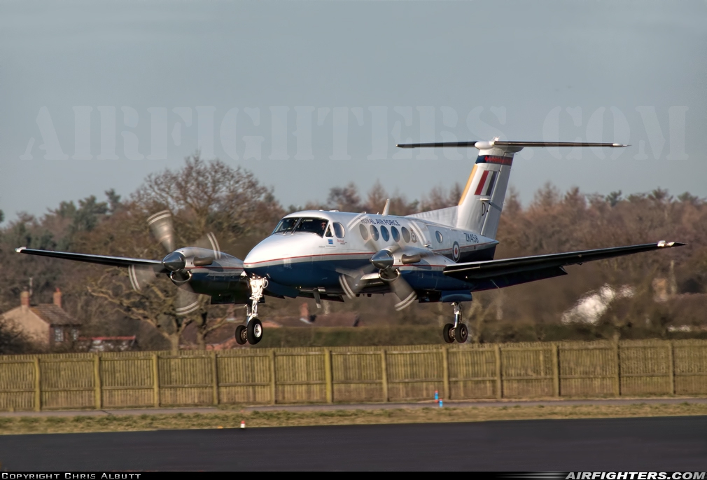 UK - Air Force Beech Super King Air B200GT ZK458 at Coningsby (EGXC), UK