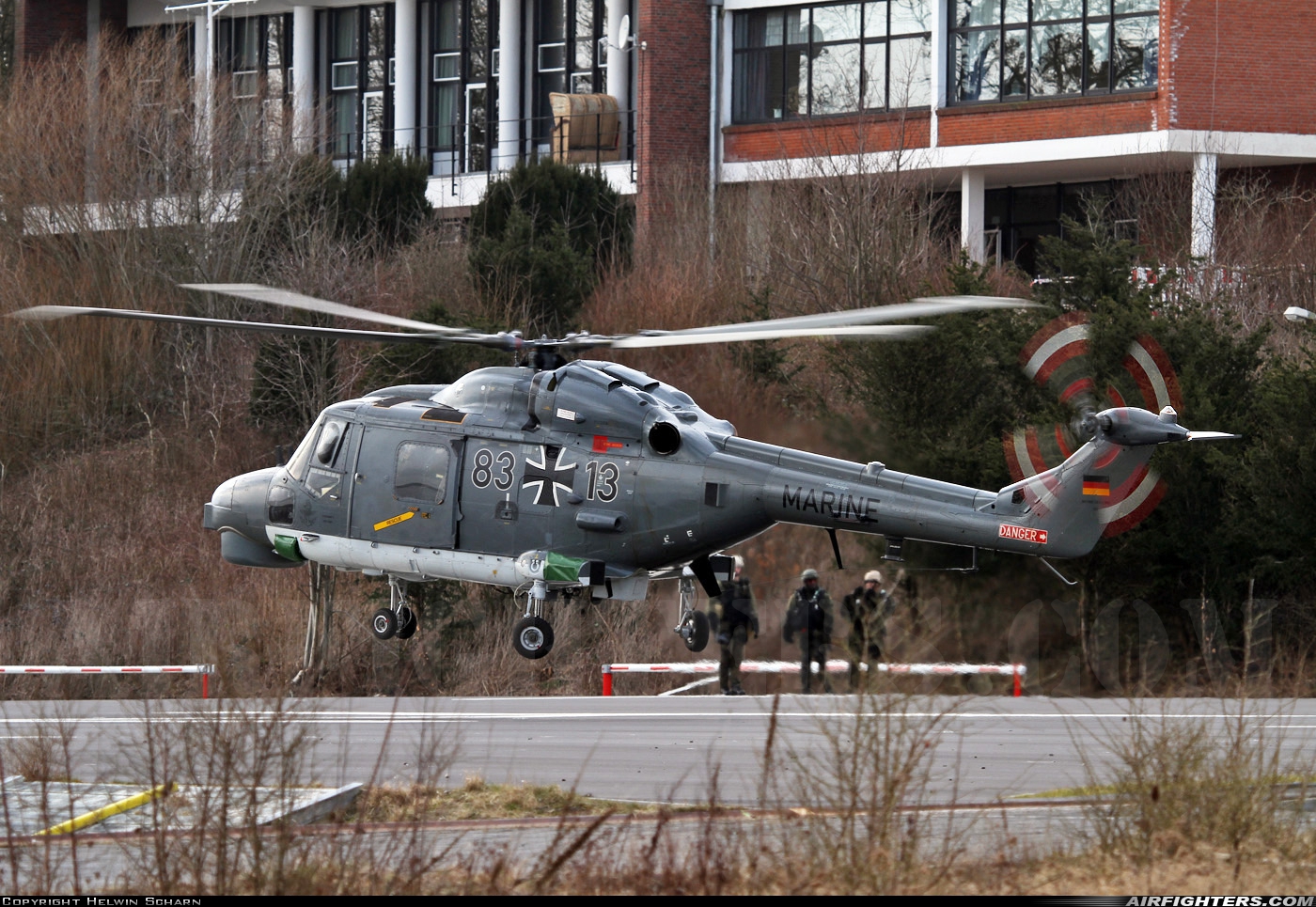 Germany - Navy Westland WG-13 Super Lynx Mk88A 83+13 at Eckernfoerde Naval Station, Germany