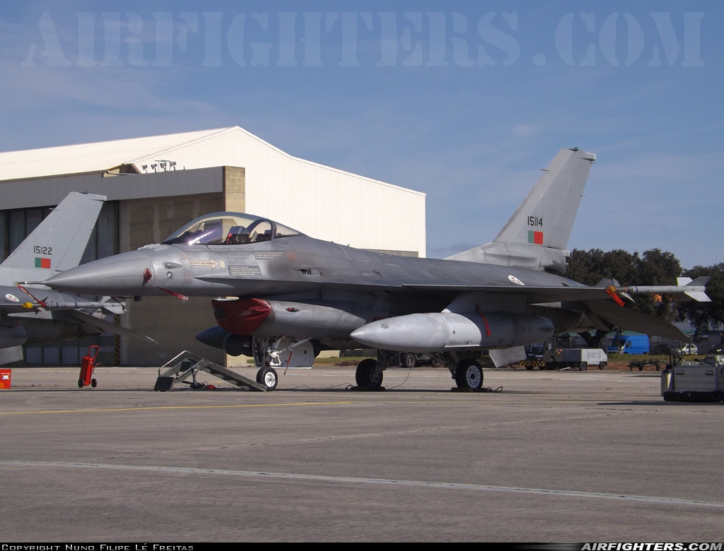 Portugal - Air Force General Dynamics F-16AM Fighting Falcon 15114 at Beja (BA11) (LPBJ), Portugal