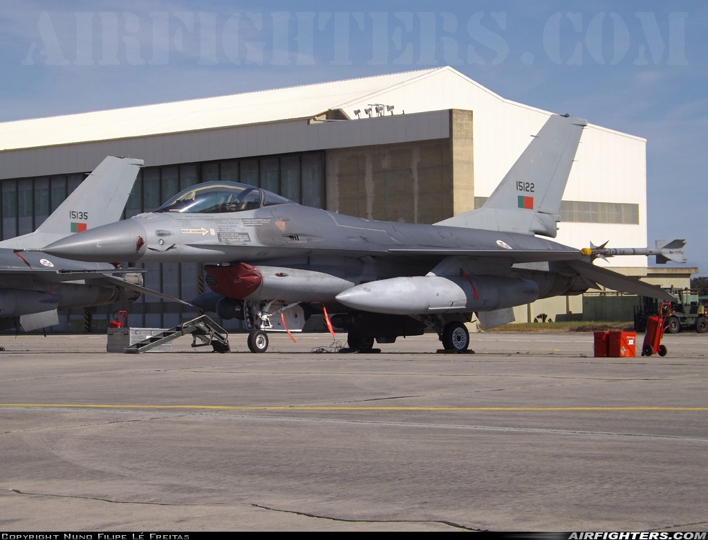 Portugal - Air Force General Dynamics F-16AM Fighting Falcon 15122 at Beja (BA11) (LPBJ), Portugal