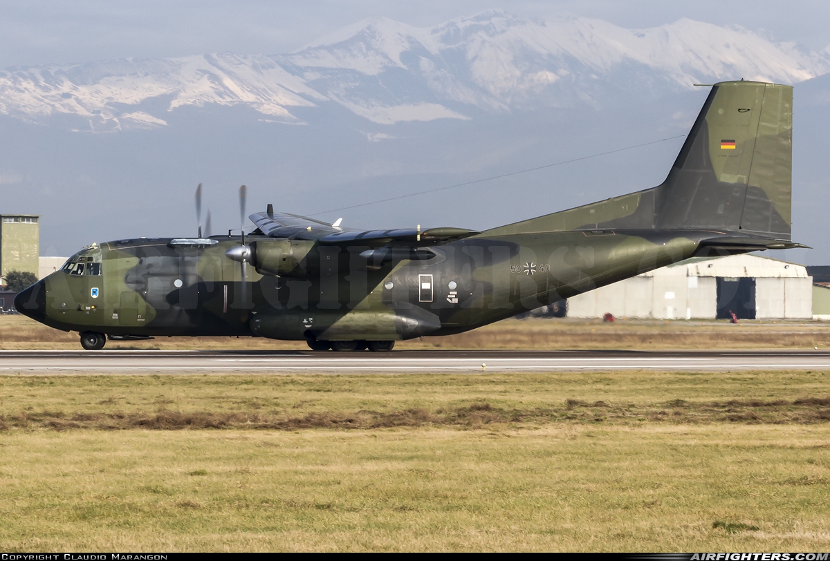 Germany - Air Force Transport Allianz C-160D 50+40 at Verona - Villafranca (Valerio Catullo) (VRN / LIPX), Italy