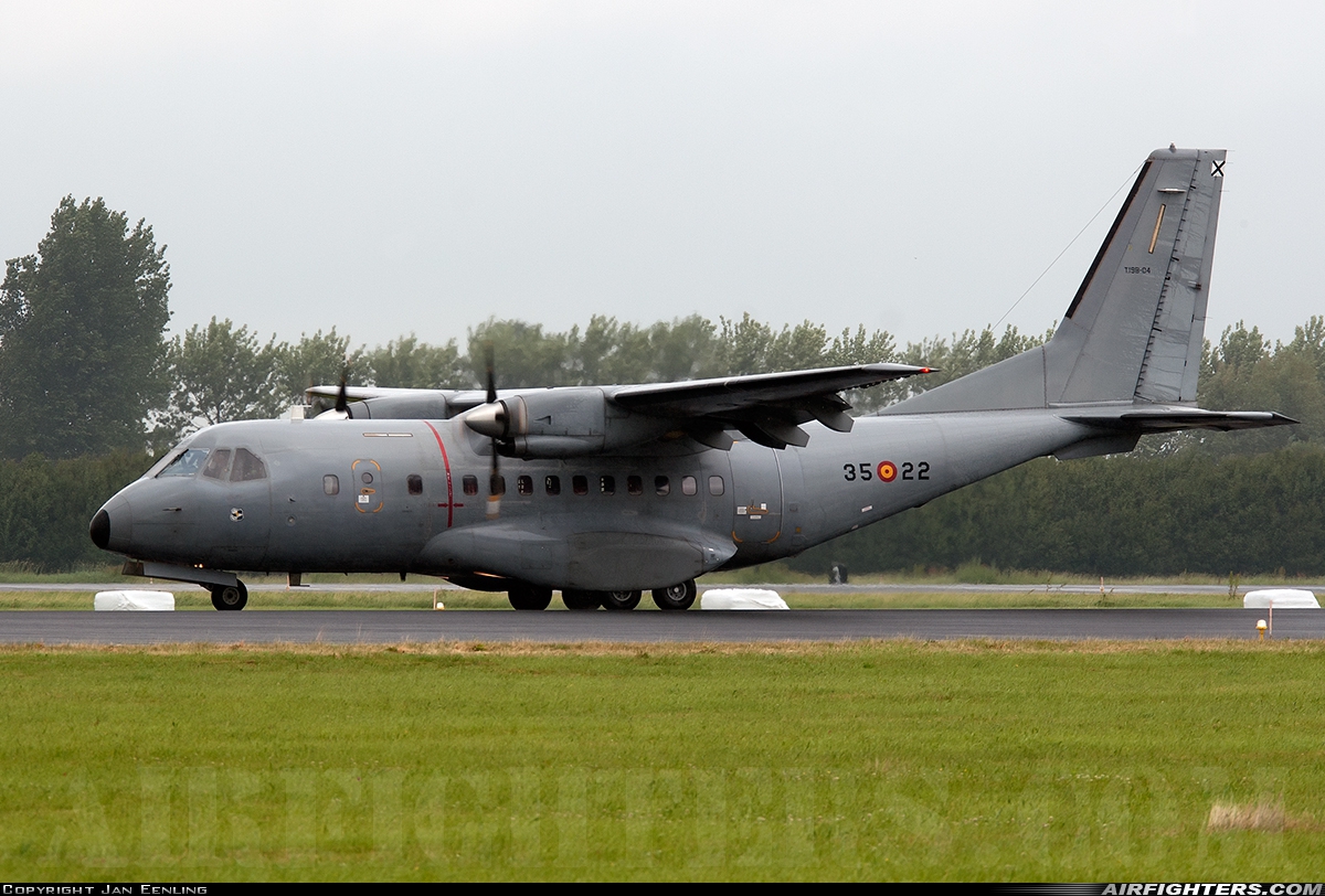 Spain - Air Force CASA CN235M-100 T.19B-04 at Leeuwarden (LWR / EHLW), Netherlands