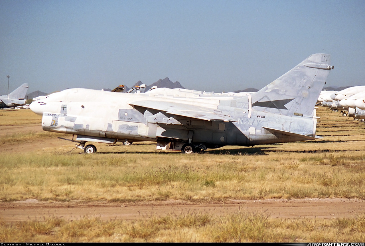 USA - Navy LTV Aerospace A-7E Corsair II 158831 at Tucson - Davis-Monthan AFB (DMA / KDMA), USA