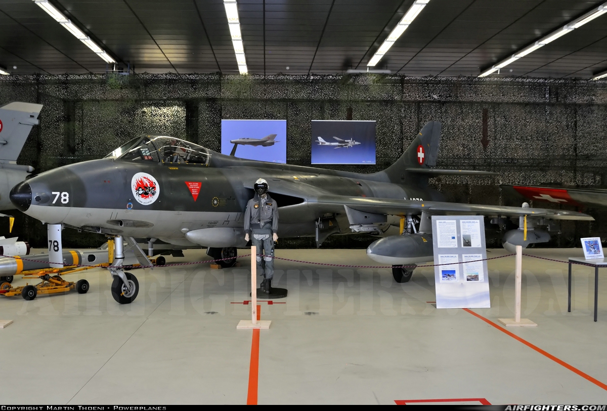 Switzerland - Air Force Hawker Hunter F58 J-4078 at Payerne (LSMP), Switzerland