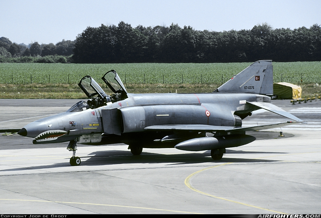 Türkiye - Air Force McDonnell Douglas F-4E Phantom II 67-0376 at Hopsten (Rheine -) (ETNP), Germany