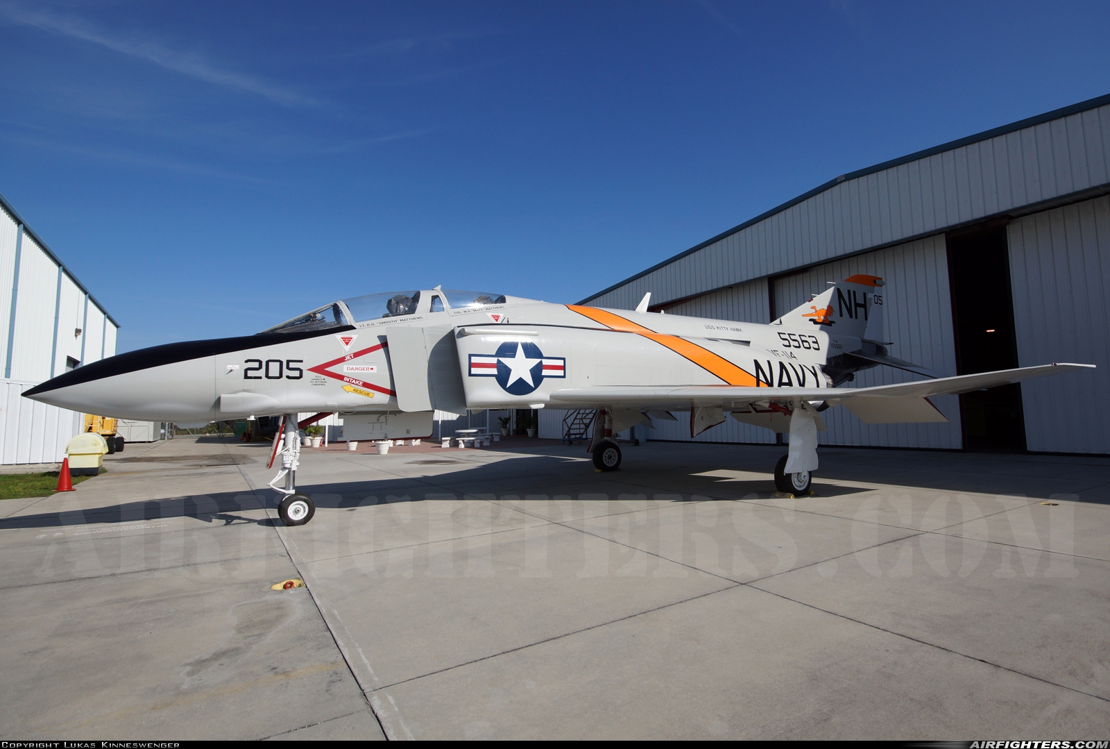 USA - Navy McDonnell Douglas F-4J Phantom II 155563 at Titusville (/ Cocoa Beach) - Space Coast Regional, USA