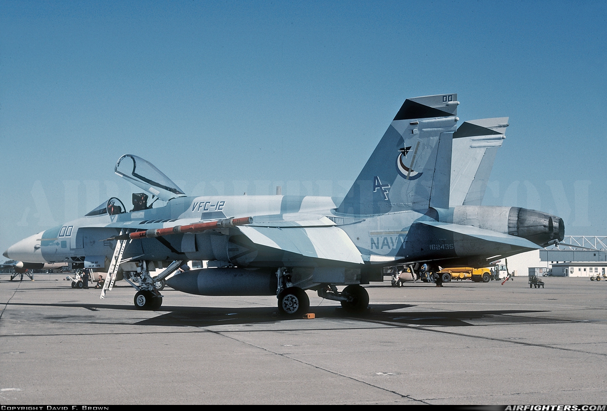 USA - Navy McDonnell Douglas F/A-18A Hornet 162435 at Virginia Beach - Oceana NAS / Apollo Soucek Field (NTU / KNTU), USA