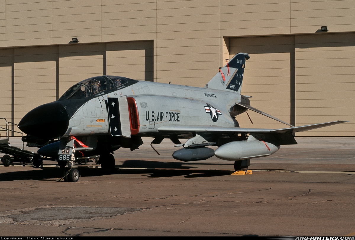 USA - Air Force McDonnell Douglas F-4D Phantom II 65-0585 at Wichita Falls - Municipal / Sheppard AFB (SPS / KSPS), USA