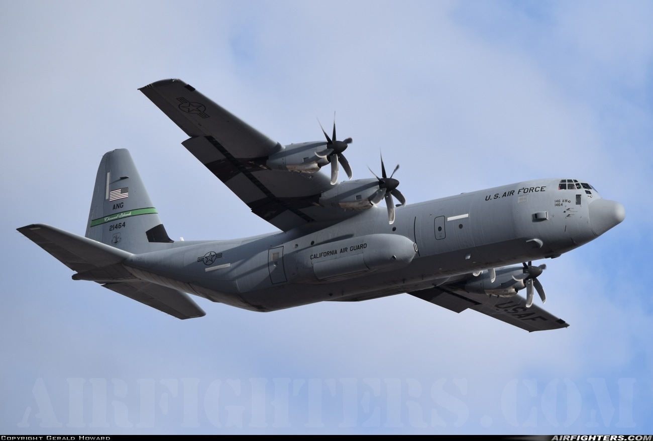 USA - Air Force Lockheed Martin C-130J-30 Hercules (L-382) 02-1464 at Boise - Air Terminal / Gowen Field (Municipal) (BOI / KBOI), USA