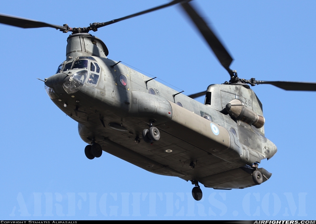 Greece - Army Boeing Vertol CH-47DG Chinook ES910 at Chania - Souda (CHQ / LGSA), Greece