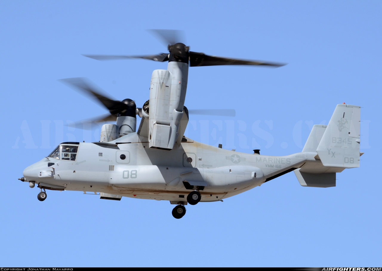 USA - Marines Bell / Boeing MV-22B Osprey 168345 at Yuma - MCAS / Int. (NYL / KNYL), USA